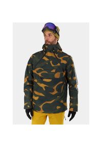 FUNDANGO - Anorak Męski Fundango Hydra ECO. Kolor: zielony, wielokolorowy, żółty. Materiał: materiał. Sezon: zima. Sport: turystyka piesza