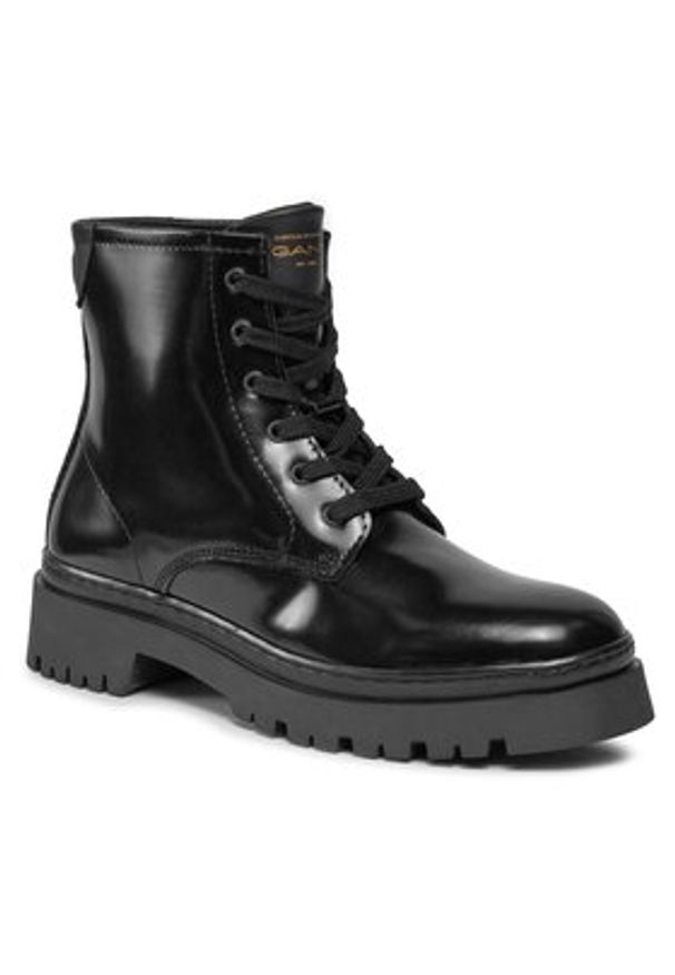 GANT - Gant Trapery Aligrey Mid Boot 27541323 Czarny. Kolor: czarny. Materiał: skóra