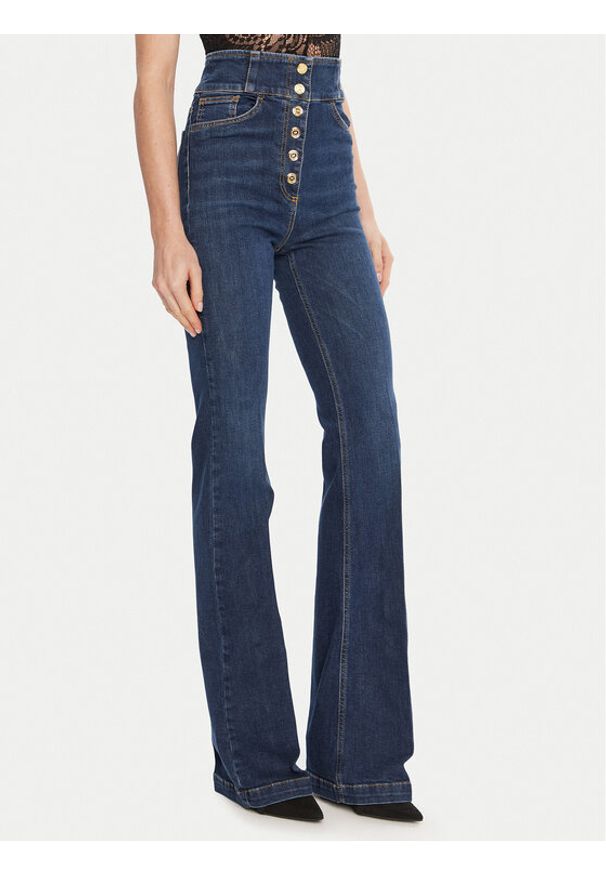 Elisabetta Franchi Jeansy P-J03D-56E2 Niebieski Regular Fit. Kolor: niebieski