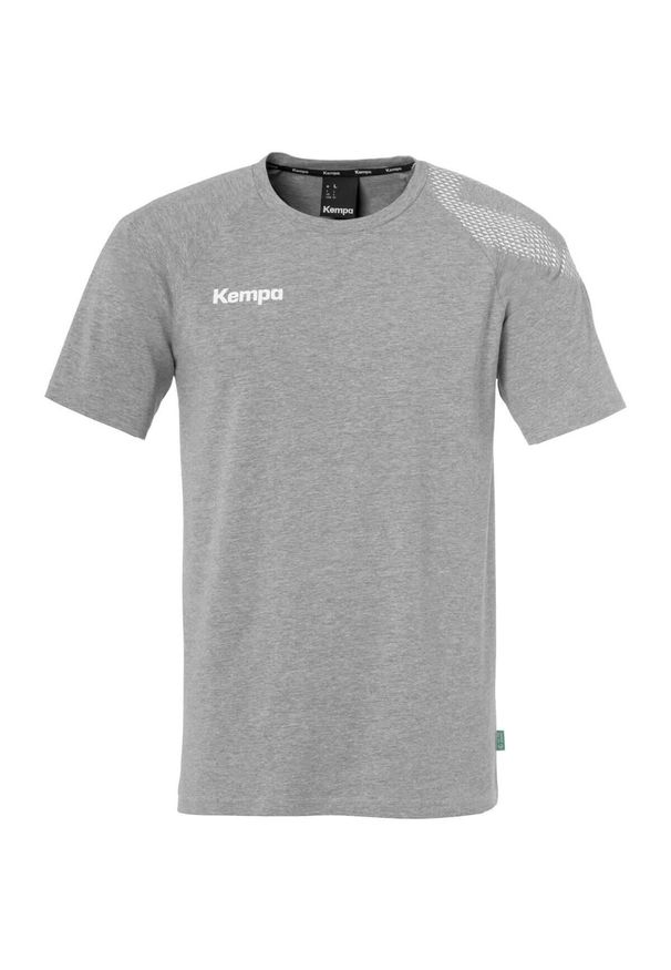 KEMPA - Koszulka Kempa Core 26. Kolor: szary, wielokolorowy, czarny. Materiał: materiał. Długość rękawa: raglanowy rękaw. Sport: piłka nożna