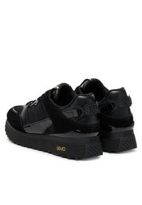 Liu Jo Sneakersy Maxi Wonder 91 BF5005 PX522 Czarny. Kolor: czarny. Materiał: skóra, zamsz #2