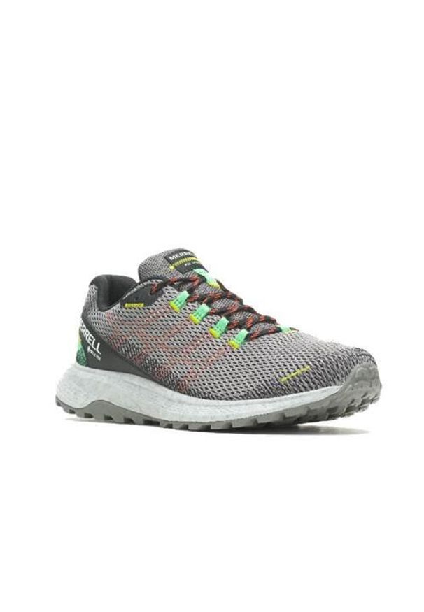 Buty do biegania męskie Merrell Fly Strike Gtx. Kolor: szary. Materiał: materiał, syntetyk. Szerokość cholewki: normalna