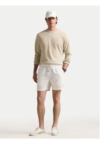 Polo Ralph Lauren Bluza 710916689025 Beżowy Regular Fit. Typ kołnierza: polo. Kolor: beżowy. Materiał: bawełna #5