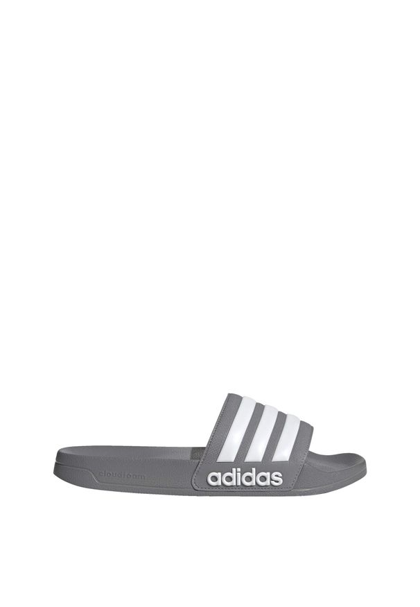 Adidas - Klapki basenowe Adilette Shower Slides. Kolor: wielokolorowy, biały, szary