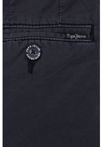 Pepe Jeans szorty bawełniane BALBOA SHORT damskie kolor szary gładkie medium waist. Okazja: na co dzień. Kolor: szary. Materiał: bawełna. Wzór: gładki. Styl: casual #3