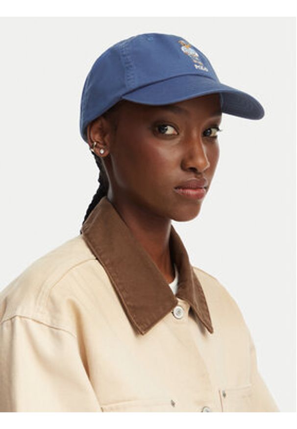 Polo Ralph Lauren Czapka z daszkiem 211A87349003 Niebieski. Kolor: niebieski. Materiał: bawełna