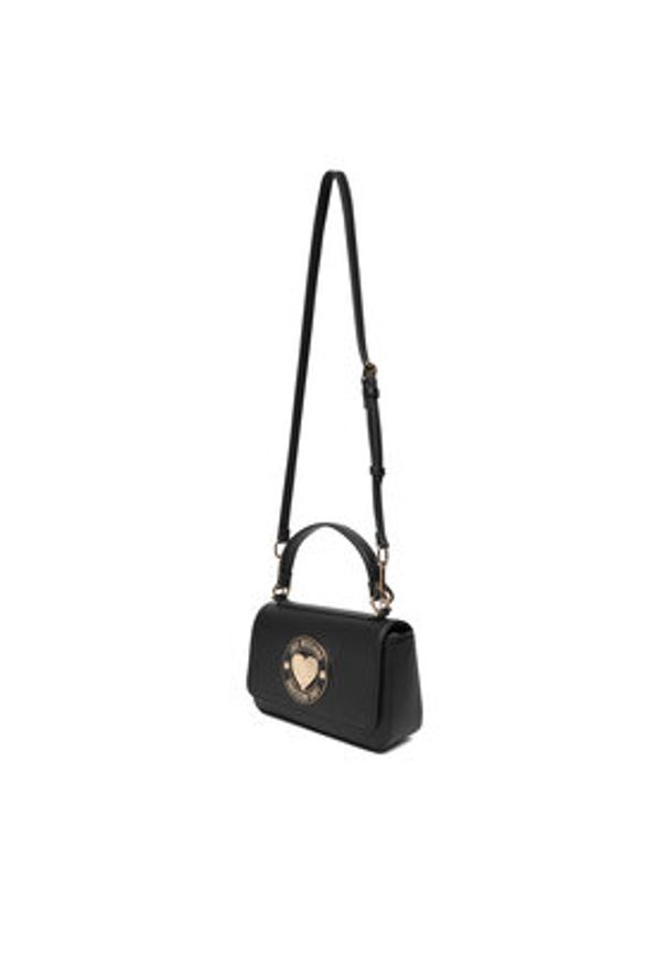Love Moschino - LOVE MOSCHINO Torebka JC4367PP0NKG0000 Czarny. Kolor: czarny. Materiał: skórzane