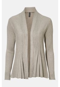 Freequent - Sweter Claudisse. Kolor: beżowy. Materiał: dzianina. Długość: krótkie #2
