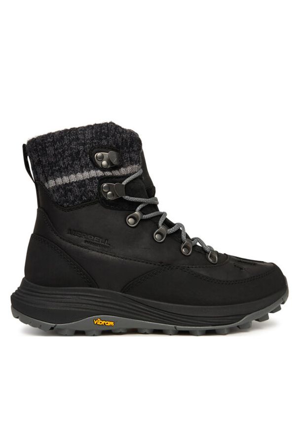 Merrell Śniegowce Siren 4 J037410 Czarny. Kolor: czarny. Materiał: skóra
