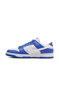 Nike Dunk Low Retro Sneakersy męskie. Okazja: na co dzień. Zapięcie: sznurówki. Kolor: biały. Materiał: guma, skóra. Szerokość cholewki: normalna. Wzór: gładki. Sezon: lato #1