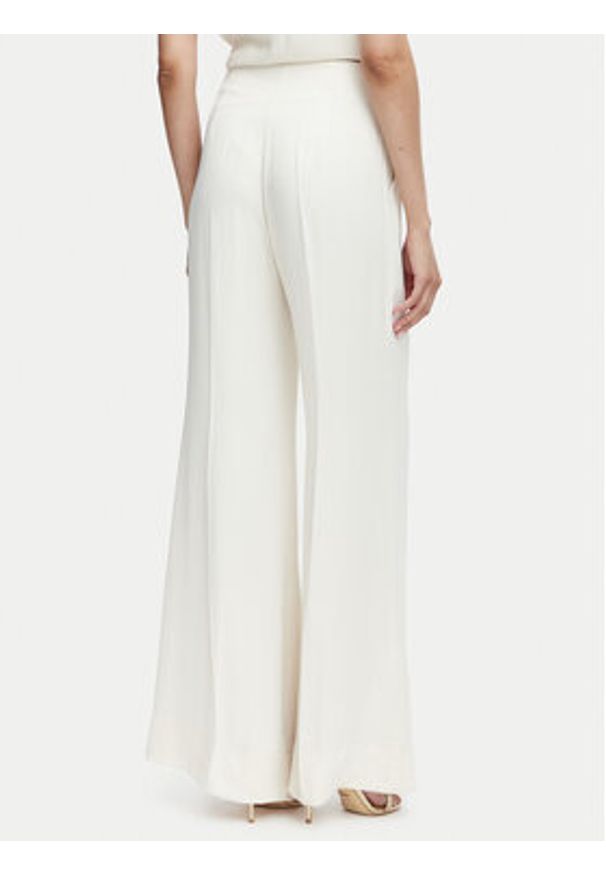 ACCESS FASHION Spodnie palazzo 63-5082-875 Kremowy Wide Leg. Kolor: kremowy. Materiał: wiskoza