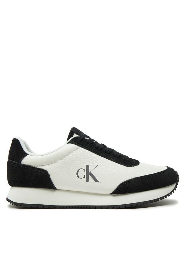 Sneakersy Calvin Klein Jeans. Kolor: biały