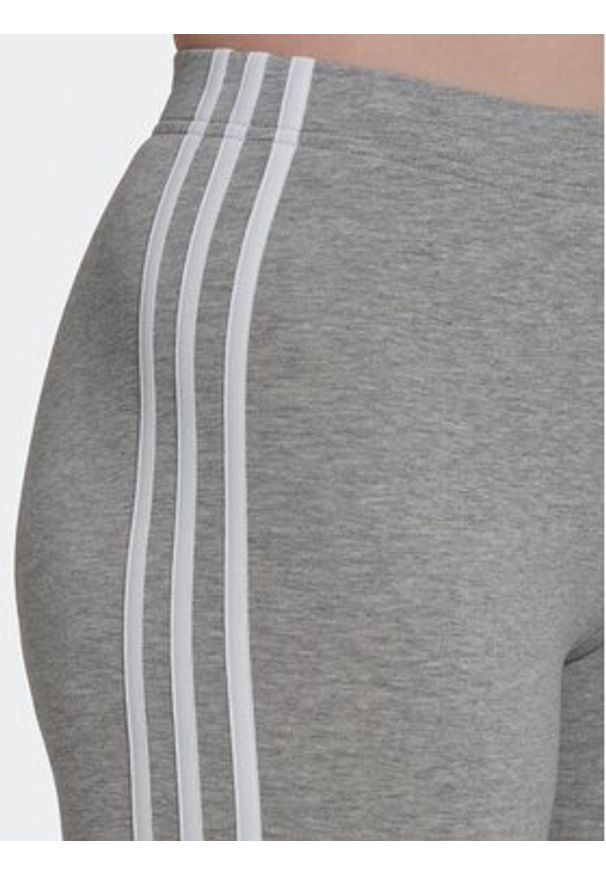 Adidas - adidas Szorty sportowe Essentials 3-Stripes Bike Shorts HF5956 Szary. Kolor: szary. Materiał: bawełna
