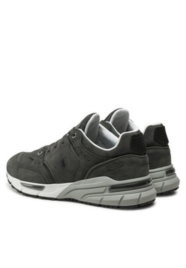 Polo Ralph Lauren Sneakersy Trackstr 250 809955688002 Szary. Kolor: szary. Materiał: skóra, zamsz