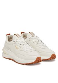 Pepe Jeans Sneakersy PLS60014 Beżowy. Kolor: beżowy. Materiał: skóra #4