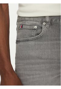 TOMMY HILFIGER - Tommy Hilfiger Szorty jeansowe Brooklyn MW0MW39222 Szary Slim Fit. Kolor: szary. Materiał: bawełna