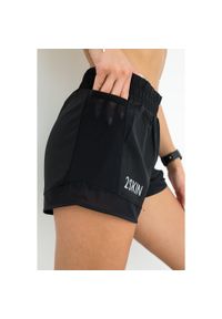2SkIN - Spodenki do biegania damskie Racing black 2skin. Kolor: czarny. Sport: bieganie