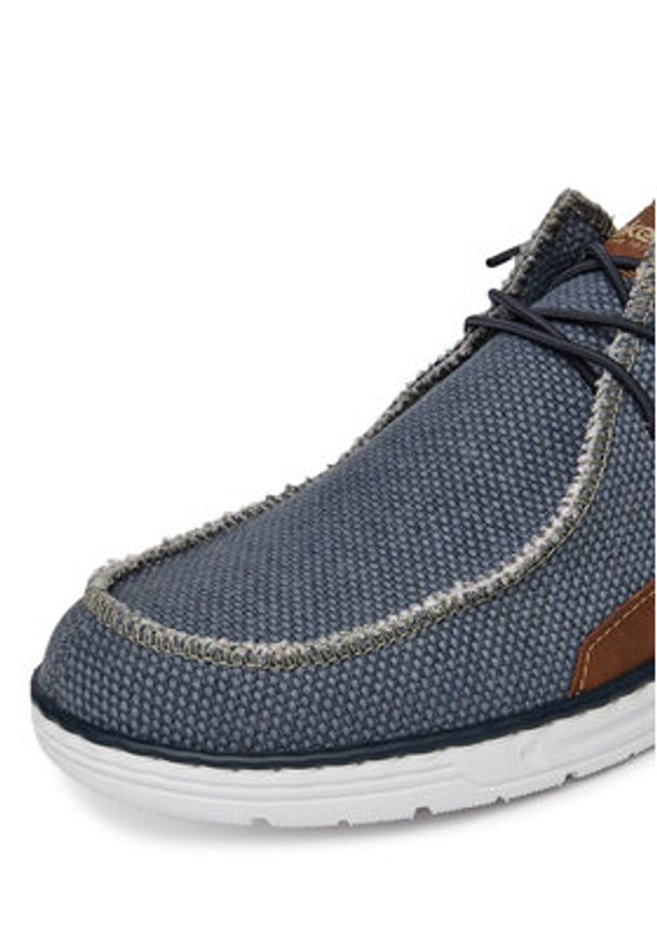 Rieker Półbuty 08600-12 Granatowy. Kolor: niebieski. Materiał: materiał