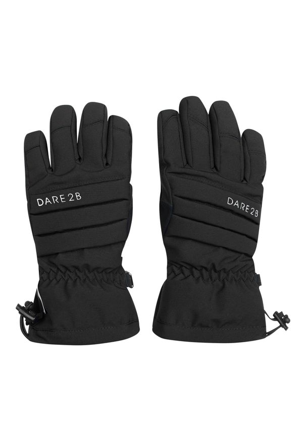DARE 2B - Damskie Rękawice Narciarskie Z Logo Charisma III. Kolor: czarny. Sezon: zima. Sport: narciarstwo
