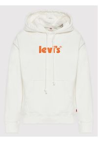 Levi's® Bluza 18487-0110 Biały Relaxed Fit. Kolor: biały. Materiał: bawełna