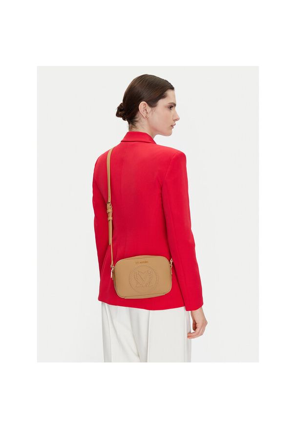 Love Moschino - Torebka LOVE MOSCHINO. Kolor: beżowy