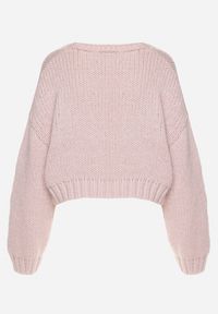 Born2be - Różowy Niezapinany Kardigan o Krótkim Kroju z Aplikacjami w Kształcie Truskawek Lorinelle. Okazja: na co dzień. Kolor: różowy. Materiał: jeans. Długość rękawa: długi rękaw. Długość: krótkie. Wzór: aplikacja. Sezon: lato. Styl: casual #5