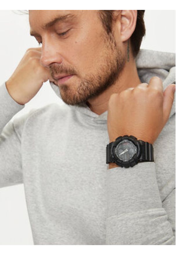 G-Shock Zegarek GA-140-1A1ER Czarny. Kolor: czarny