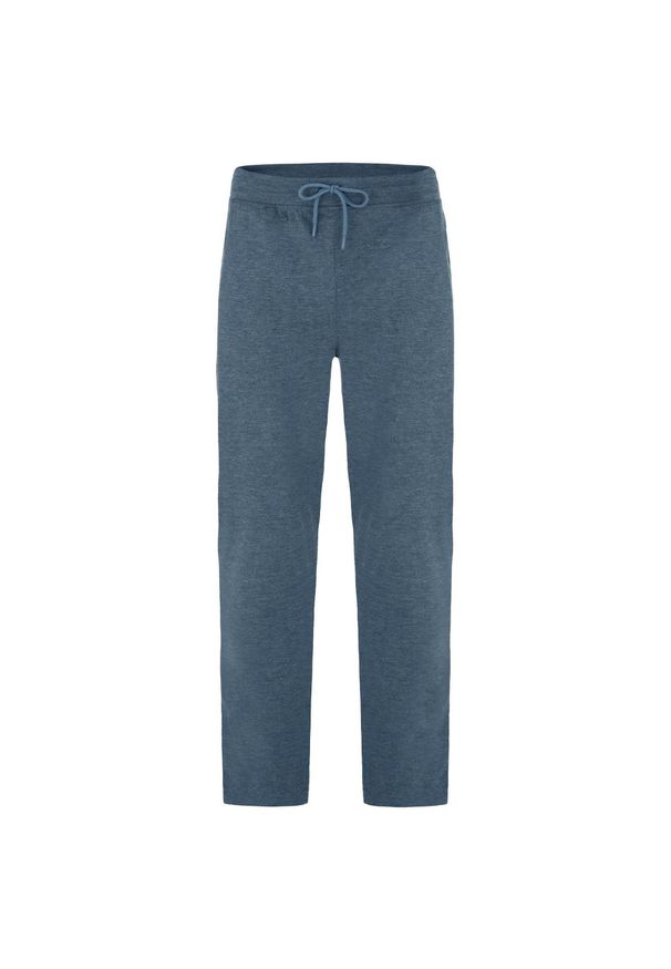 GLENMUIR - Męskie spodnie do joggingu Ecylllo - komfortowe i trwałe. Kolor: fioletowy. Materiał: dresówka. Styl: sportowy