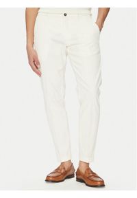 Liu Jo Spodnie materiałowe QA5240 T8587 Écru Regular Fit. Materiał: bawełna
