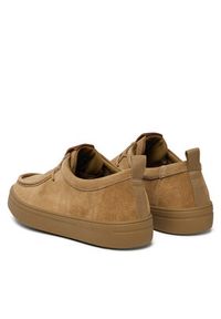 TOMMY HILFIGER - Tommy Hilfiger Półbuty Modern Light Suede Moc Toe Shoe FM0FM05501 Brązowy. Kolor: brązowy. Materiał: zamsz, skóra #3
