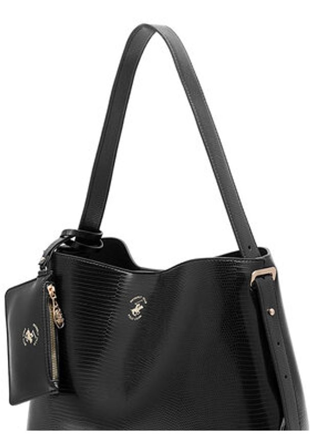 Beverly Hills Polo Club Torebka BHPC-W-05-A23 Czarny. Kolor: czarny