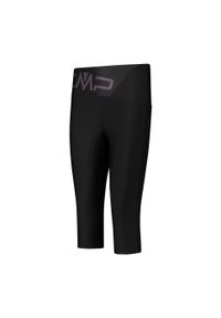 Legging kobieta CMP 3/4. Kolor: biały, wielokolorowy, czarny