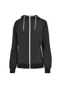 BUILD YOUR BRAND - Kurtka Damska Z Recyklingu Windrunner. Kolor: biały, czarny, wielokolorowy. Sport: turystyka piesza