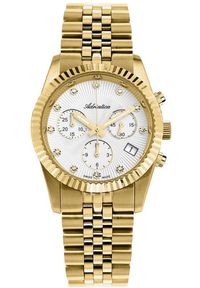 Zegarek damski Adriatica A3809.1143CH CYRKONIE złoty. Kolor: złoty #1