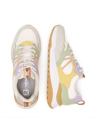Rieker Revolution Lifestyle Sneakersy W2501-81 Beżowy. Kolor: beżowy. Materiał: materiał #6