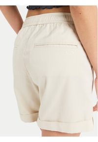 Roxy Szorty materiałowe Sweetest Day ERJNS03588 Écru Regular Fit. Materiał: bawełna #6