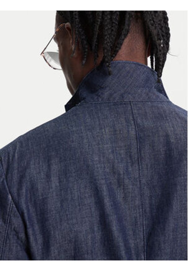 United Colors of Benetton - United Colors Of Benetton Marynarka 20QFUW01X Granatowy Regular Fit. Kolor: niebieski. Materiał: bawełna
