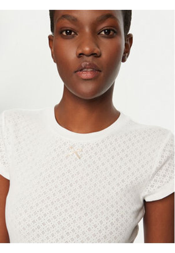Herskind T-Shirt Ludo 5435178 Biały Regular Fit. Kolor: biały. Materiał: bawełna
