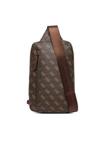 Guess Saszetka HMMILO P5226 Brązowy. Kolor: brązowy. Materiał: skóra