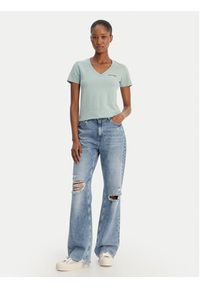 Guess Jeans T-Shirt W4YI23 J1314 Zielony Regular Fit. Kolor: zielony. Materiał: bawełna #5