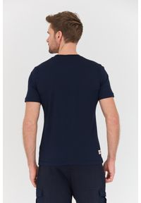 Aeronautica Militare - AERONAUTICA MILITARE Granatowy bawełniany męski t-shirt M.C., Rozmiar S. Kolor: niebieski. Materiał: bawełna #3