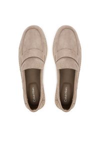 Calvin Klein Espadryle Espadrille Loafer Band Su HM0HM02072 Beżowy. Kolor: beżowy. Materiał: zamsz, skóra #4