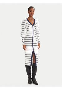 Guess Sukienka dzianinowa W5YK98 Z2YK2 Biały Slim Fit. Kolor: biały. Materiał: wiskoza