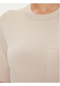 Max Mara Leisure T-Shirt Tahiti 2426366047600 Beżowy Regular Fit. Kolor: beżowy. Materiał: syntetyk, wiskoza #3