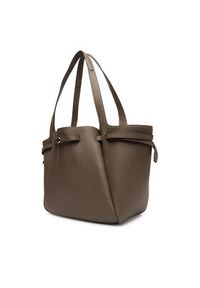 Tory Burch Torebka Romy Tote 163388 Brązowy. Kolor: brązowy. Materiał: skórzane #4