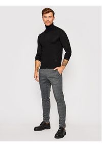 Jack & Jones - Jack&Jones Chinosy Marco 12174986 Szary Slim Fit. Kolor: szary. Materiał: syntetyk