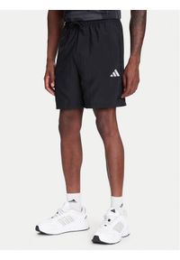 Adidas - adidas Szorty sportowe Essentials Small Logo Chelsea JF1117 Czarny Regular Fit. Kolor: czarny. Materiał: syntetyk. Styl: sportowy