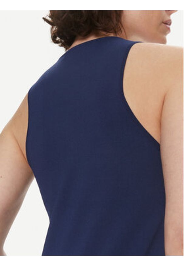 Weekend Max Mara Sukienka codzienna Astoria 2415321022 Granatowy Slim Fit. Okazja: na co dzień. Kolor: niebieski. Materiał: wiskoza. Typ sukienki: proste. Styl: casual