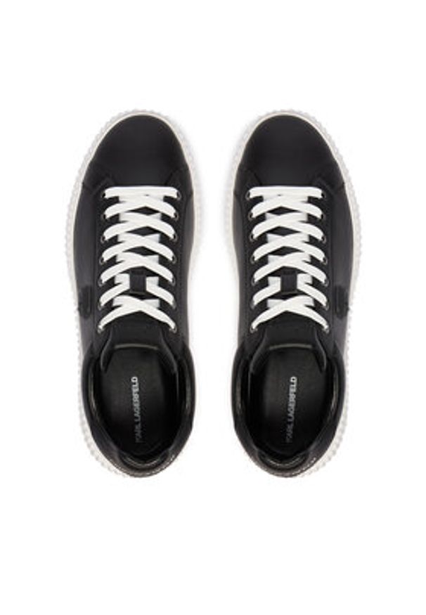 Karl Lagerfeld - KARL LAGERFELD Sneakersy Kaprika KL24270N Czarny. Kolor: czarny. Materiał: skóra