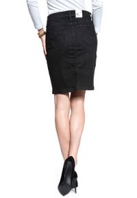 Lee - SPÓDNICA JEANSOWA LEE PENCIL SKIRT BLACK ORRICK L38GDWJN. Materiał: jeans #9